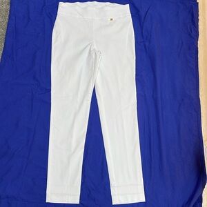 I.N.C. International Concepts: White pull-on Stretch dress pants - size 8
